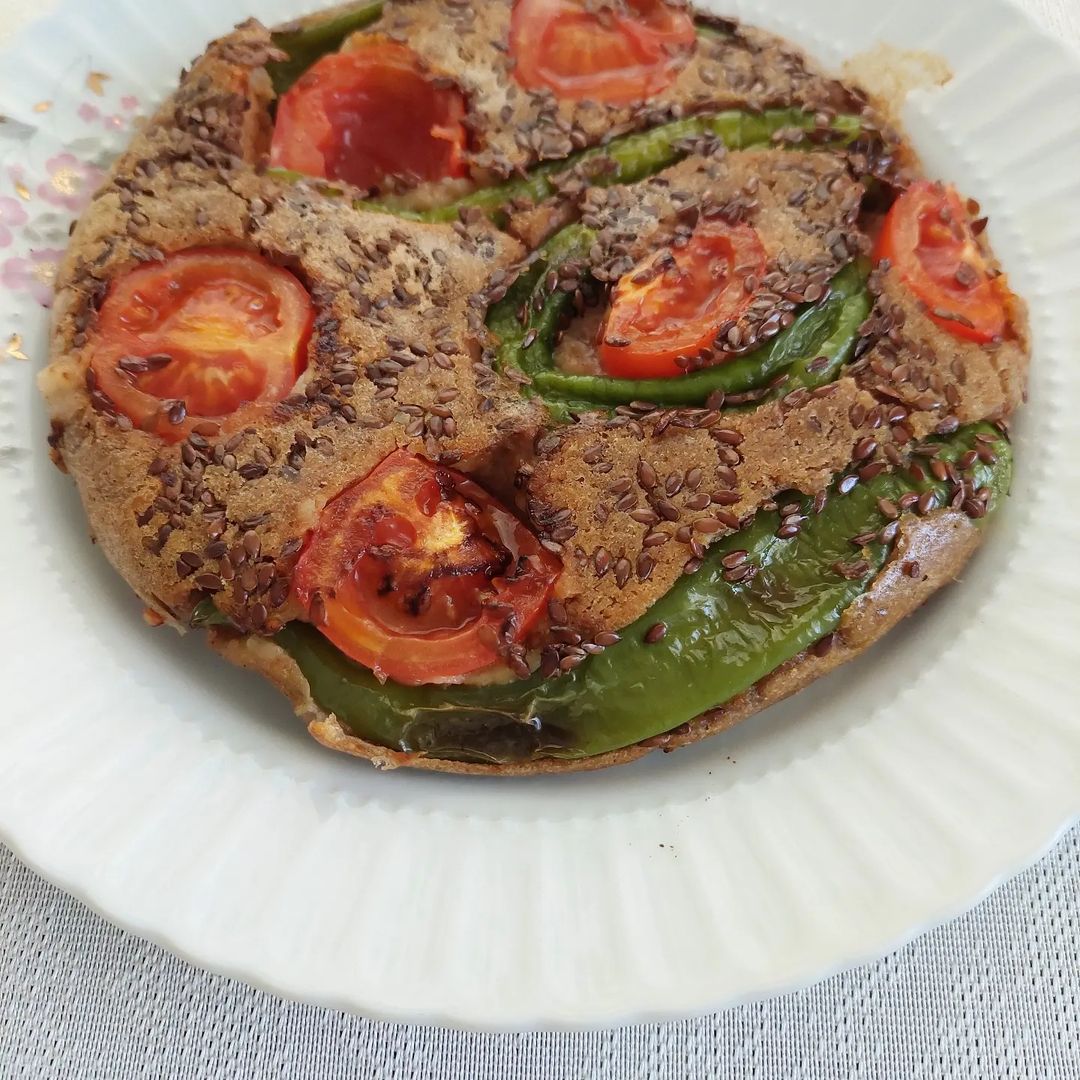 Foccacia ekmeği tavada yaptım.glutensiz Yulaf unu kullandım hem glutensiz hem ...